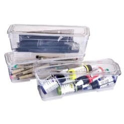 4 Pack Long XL Bins W Lids -Keepsake Quilting Shop 6971AG 04