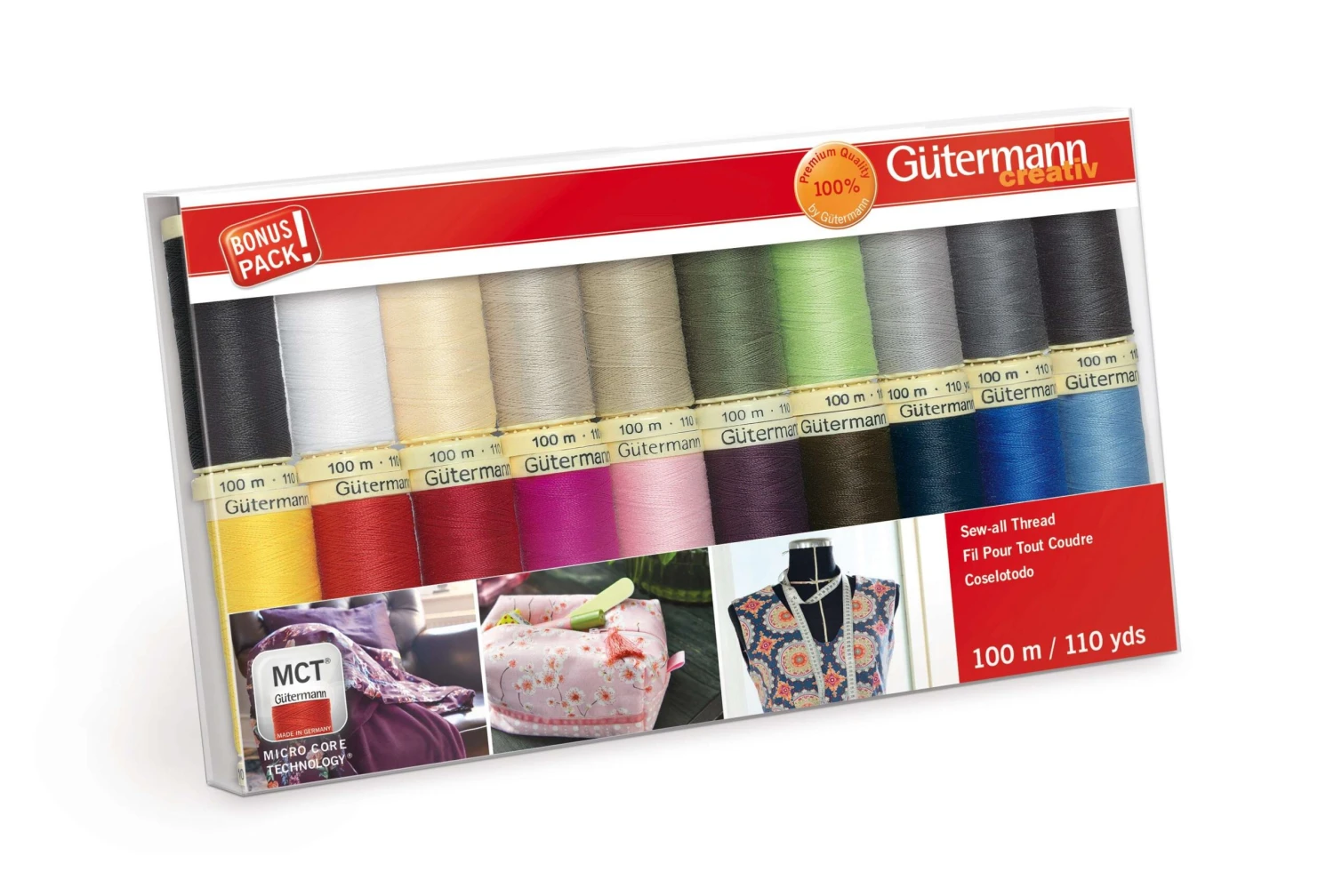 Sew-all Thread 20 Spools 20 Colors 100m Basics 1 Sew-all Thread 20 Spools 20 Colors 100m Basics