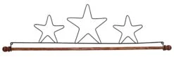 22in Three Stars Fabric Holder