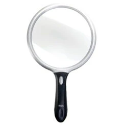 LED Magnifier 5in Round Black