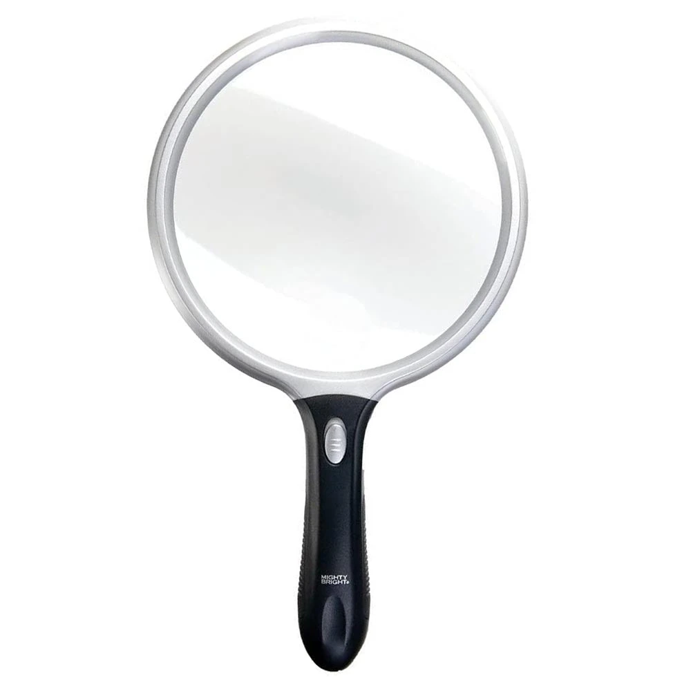 LED Magnifier 5in Round Black 1 LED Magnifier 5in Round Black