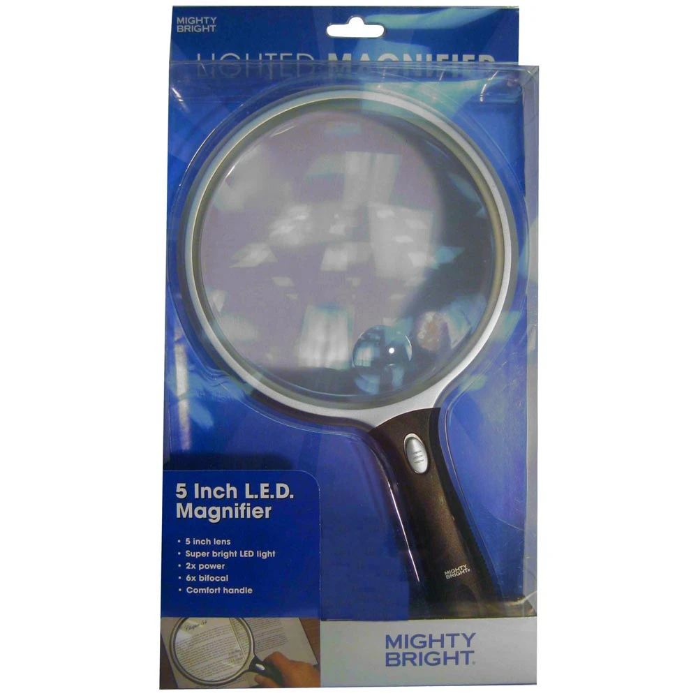 LED Magnifier 5in Round Black 2 LED Magnifier 5in Round Black - Image 2