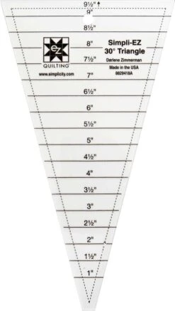 Simplicity Simpli-EZ 30 Degree Triangle 9-1/2in Ruler