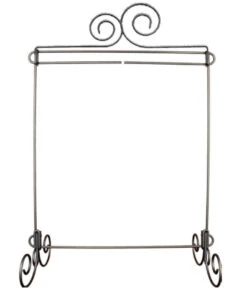 12in X 14in Scroll Double Silver