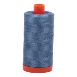 Blue Grey 50wt Aurifil 100% Cotton Mako Thread Large Spool 1,422 Yards