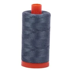 Medium Grey 50wt Aurifil 100% Cotton Mako Thread Large Spool 1,422 Yards