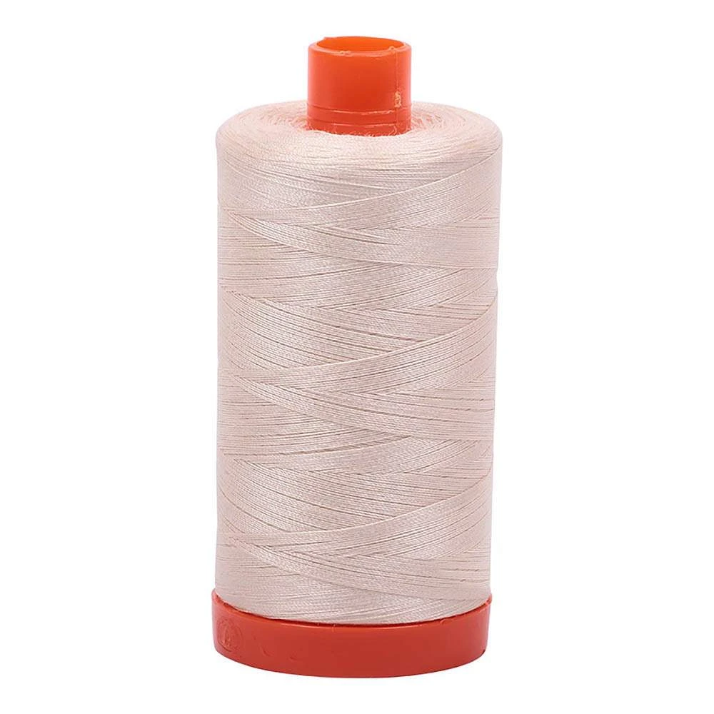 Light Sand 50wt Aurifil 100% Cotton Mako Thread Large Spool 1,422 Yards 1 Light Sand 50wt Aurifil 100% Cotton Mako Thread Large Spool 1,422 Yards
