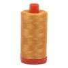 Orange Mustard 50wt Aurifil 100% Cotton Mako Thread Large Spool 1,422 Yards -Keepsake Quilting Shop A1050 2140 01