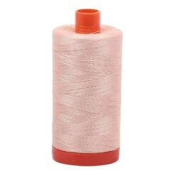 Flesh 50wt Aurifil 100% Cotton Mako Thread Large Spool 1,422 Yards