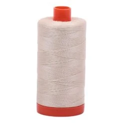 Light Beige 50wt Aurifil 100% Cotton Mako Thread Large Spool 1,422 Yards