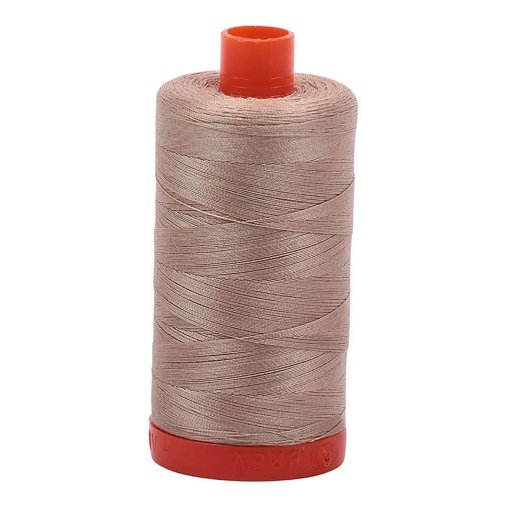 Sand 50wt Aurifil 100% Cotton Mako Thread Large Spool 1,422 Yards 1 Sand 50wt Aurifil 100% Cotton Mako Thread Large Spool 1,422 Yards
