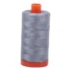 Light Blue Grey 50wt Aurifil 100% Cotton Mako Thread Large Spool 1,422 Yards 2 Light Blue Grey 50wt Aurifil 100% Cotton Mako Thread Large Spool 1,422 Yards -Keepsake Quilting Shop A1050 2610 01