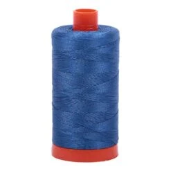 Delft Blue 50wt Aurifil 100% Cotton Mako Thread Large Spool 1,422 Yards