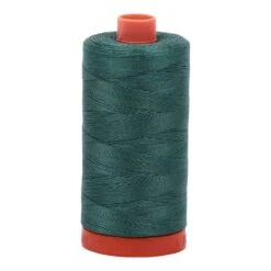 Turf Green 50wt Aurifil 100% Cotton Mako Thread Large Spool 1,422 Yards