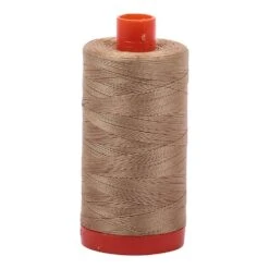 Blond Beige 50wt Aurifil 100% Cotton Mako Thread Large Spool 1,422 Yards