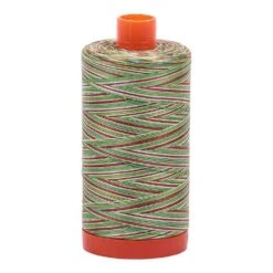Leaves 50wt Aurifil Vareigated 100% Cotton Mako Thread Large Spool 1,422 Yards