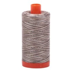 Nutty Nougat 50wt Aurifil Variegated 100% Cotton Mako Thread Large Spool 1,422 Yards