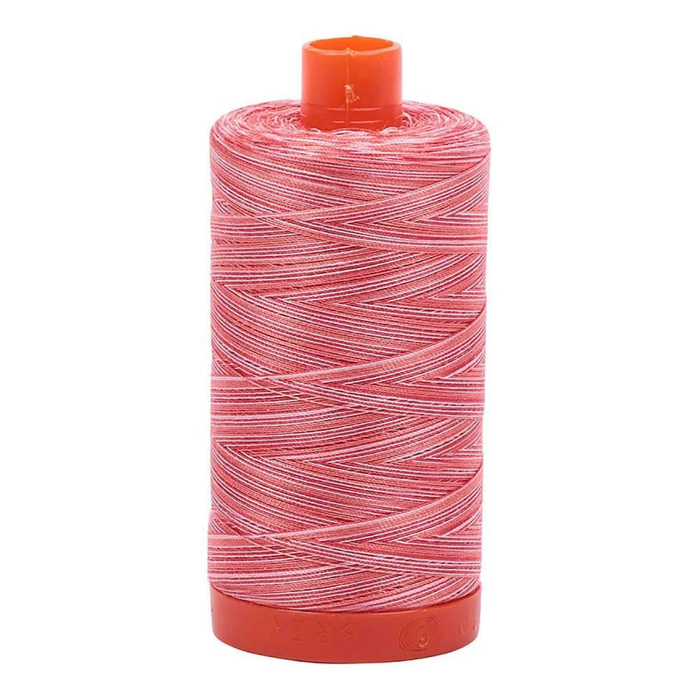 Strawberry Parfait 50wt Aurifil Vareigated 100% Cotton Mako Thread Large Spool 1,422 Yards 1 Strawberry Parfait 50wt Aurifil Vareigated 100% Cotton Mako Thread Large Spool 1,422 Yards