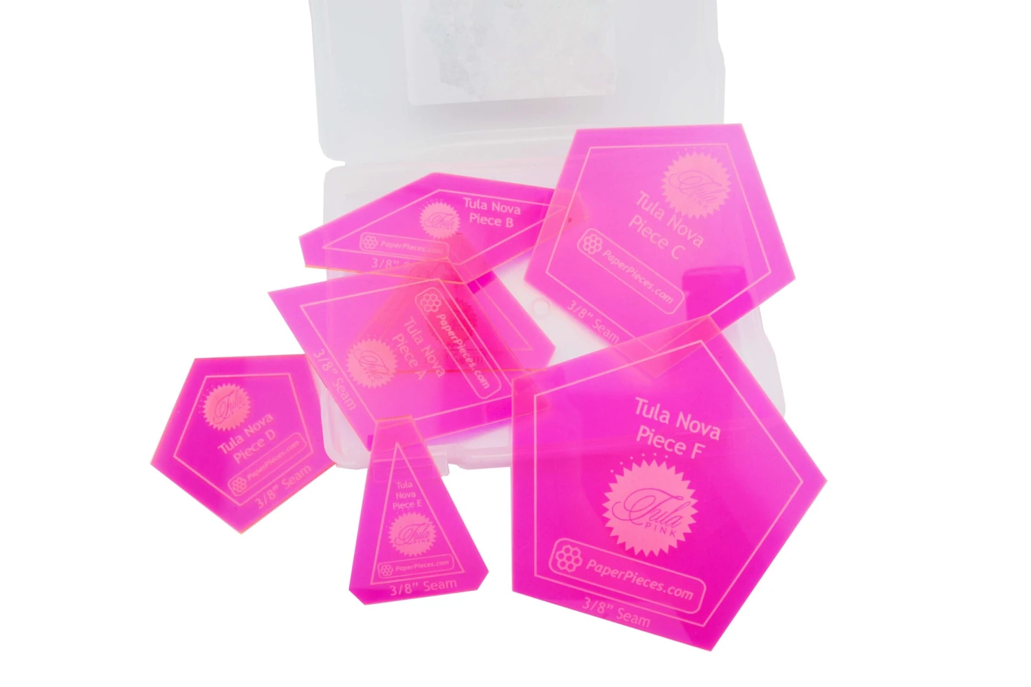 Acrylic Fabric Cutting Template For Tula Nova 7pc Set 2 Acrylic Fabric Cutting Template For Tula Nova 7pc Set - Image 2