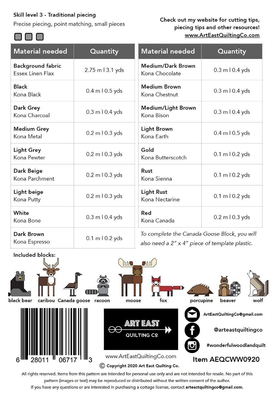 Wonderful Woodland Quilt Pattern 2 Wonderful Woodland Quilt Pattern - Image 2