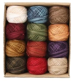 Valdani 3-Strand Ball Floss 30yd Artist Palette Collection 12 Colors