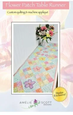 Flower Patch Table Runner Machine Embroidery Pattern By Christine 6 Flower Patch Table Runner Machine Embroidery Pattern By Christine -Keepsake Quilting Shop ASD235 01 edc695af 665b 4091 8776 beca46a7a920