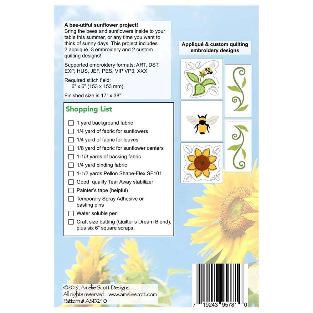 Bee-Utiful Sunflower Runner 2 Bee-Utiful Sunflower Runner - Image 2