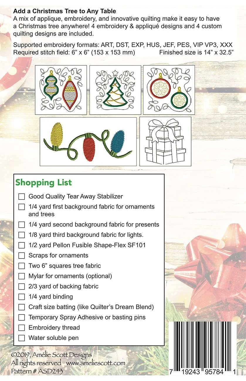 Around The Tree Table Runner 4 Around The Tree Table Runner - Image 4