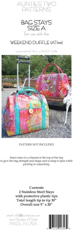 Bag Stays Size A 30in