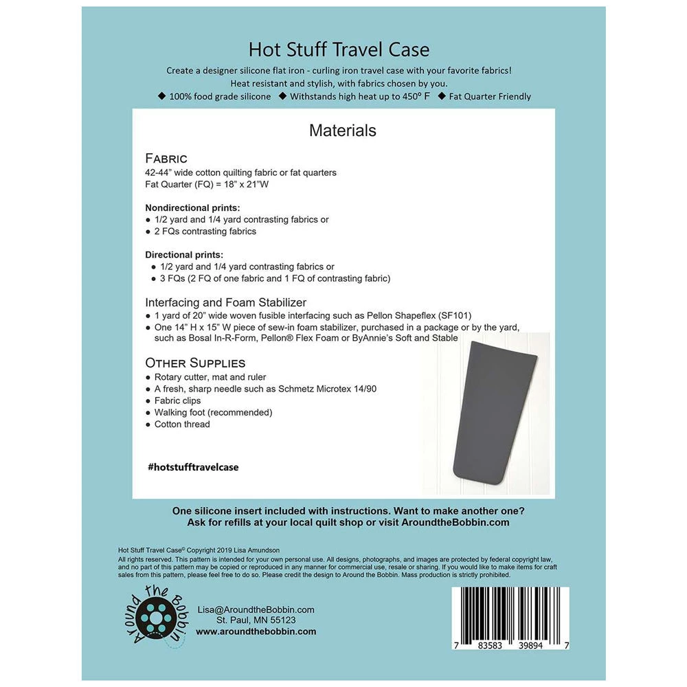 Hot Stuff Travel Case Pattern 2 Hot Stuff Travel Case Pattern - Image 2