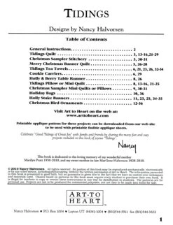 Tidings - Softcover -Keepsake Quilting Shop ATH542B 03 51e12e3e e98a 47dd 9537 81d3151a7a52