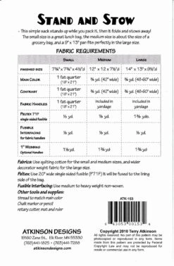 Stand 'N Stow 3 Stand 'N Stow -Keepsake Quilting Shop ATK153 02 d6f07fb1 51ba 4e17 babc e902262d825c