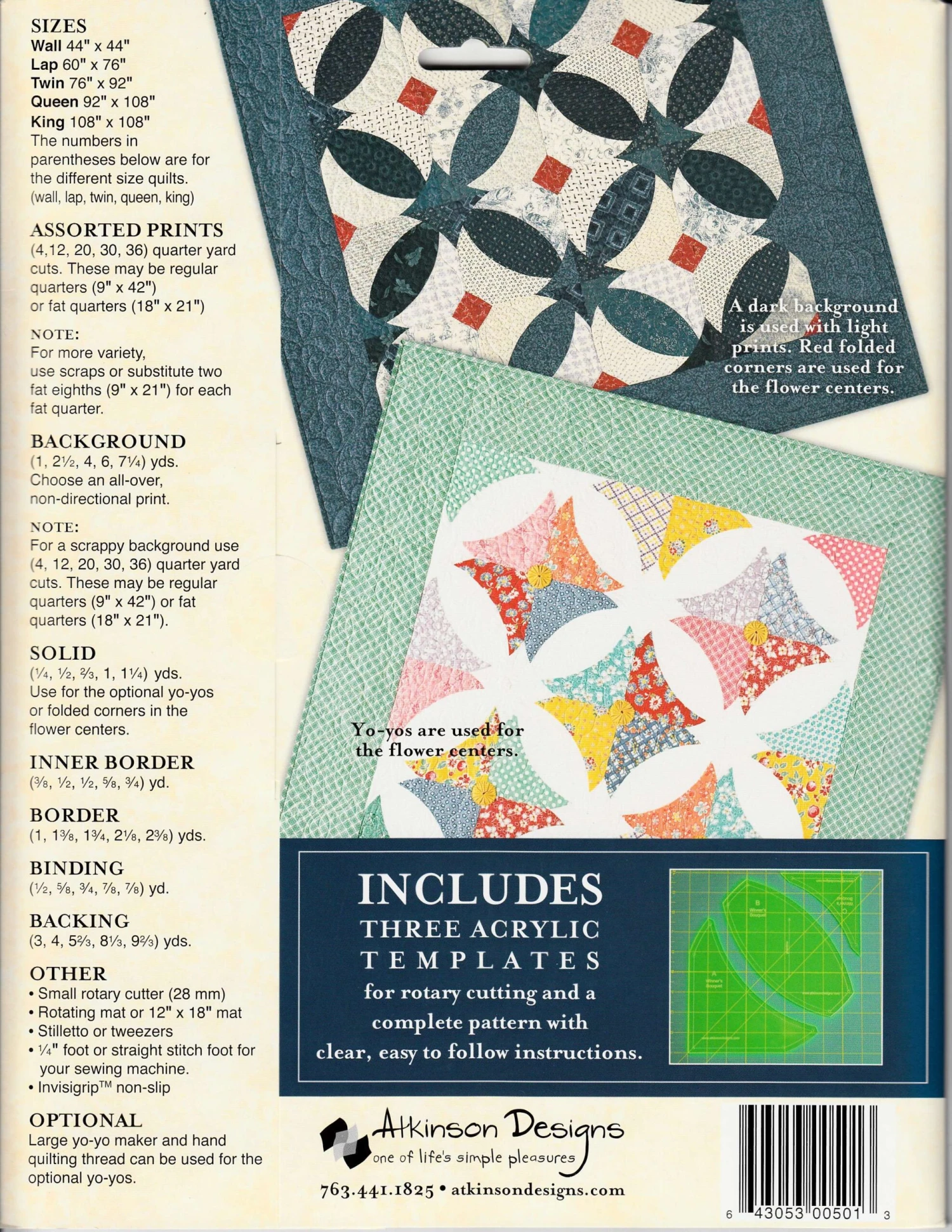 Winner's Bouquet Quilt Pattern With Templates By Terry Atkinson 2 Winner's Bouquet Quilt Pattern With Templates By Terry Atkinson - Image 2