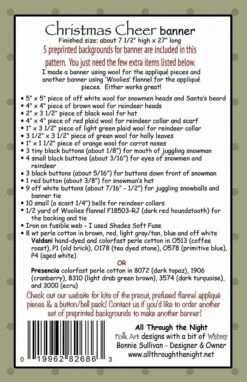 Christmas Cheer Banner -Keepsake Quilting Shop ATN1909 02 85ea3054 f734 43bb ab9e e8718fefc480