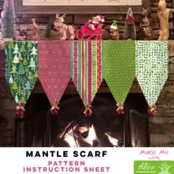 Mantle Scarf - Alice Pineapple Pack Pattern