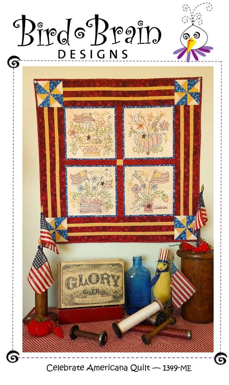Celebrate Americana Quilt Machine Embrodiery 1 Celebrate Americana Quilt Machine Embrodiery