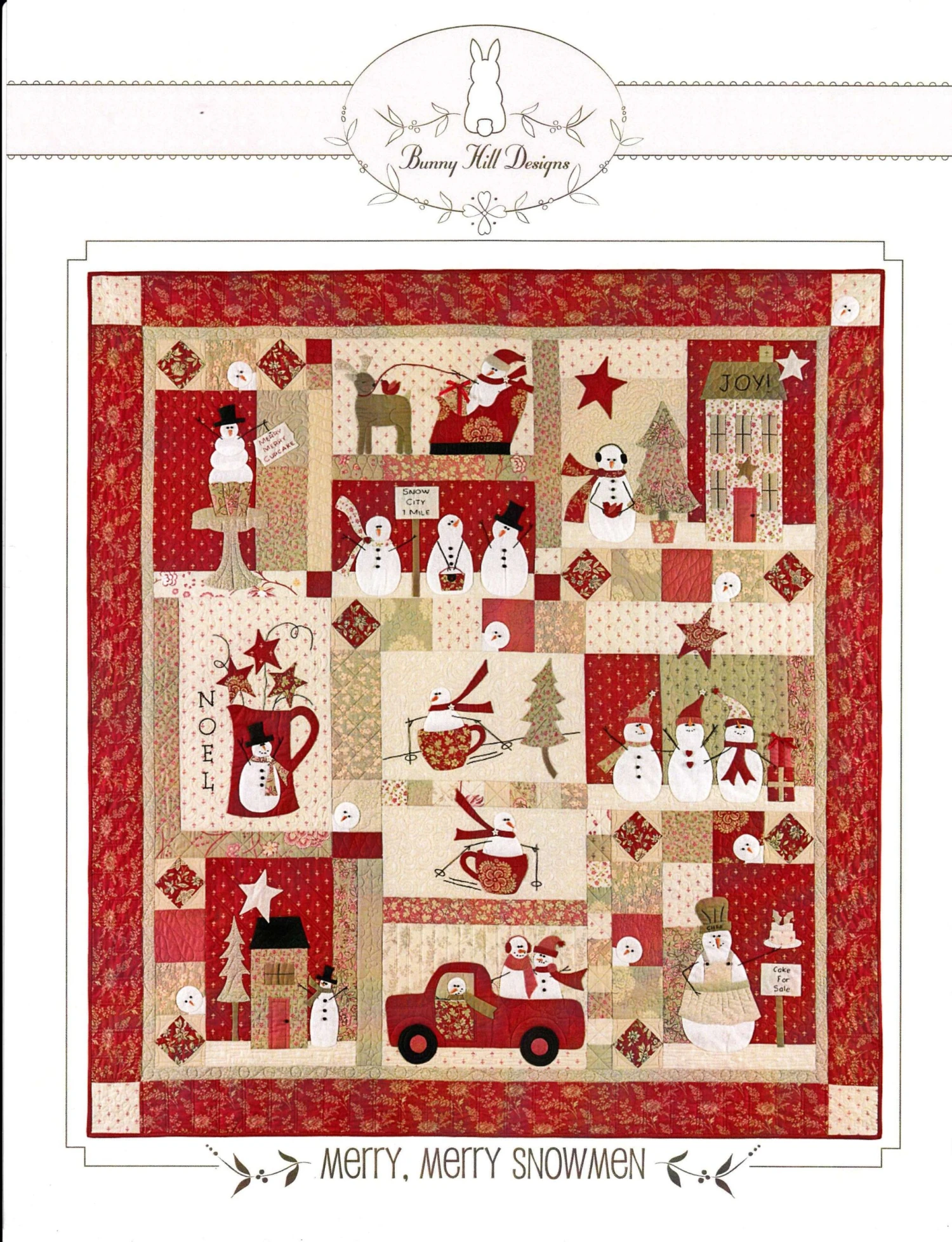 Merry, Merry Snowmen Quilt Pattern By Anne Sutton 1 Merry, Merry Snowmen Quilt Pattern By Anne Sutton