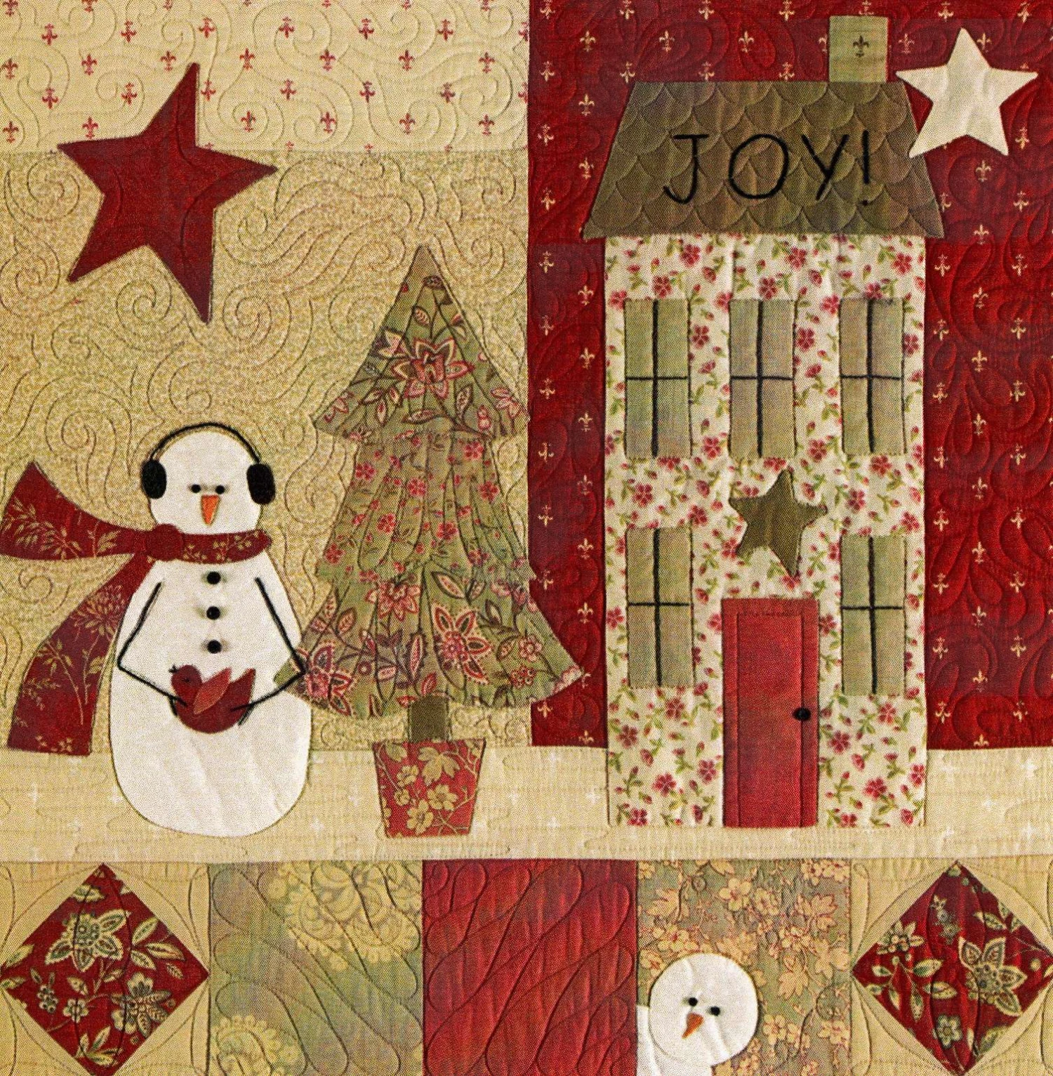 Merry, Merry Snowmen Quilt Pattern By Anne Sutton 4 Merry, Merry Snowmen Quilt Pattern By Anne Sutton - Image 4