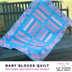 Baby Blocks Quilt - 2.5" Strips/Jelly Roll Pattern