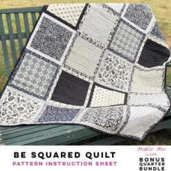 Be Squared Quilt - 10-Piece Bonus Quarter Bundle Pattern