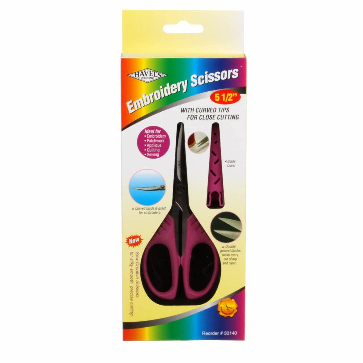 Curved Tip Sewing Scissor 5 1/2in 2 Curved Tip Sewing Scissor 5 1/2in - Image 2