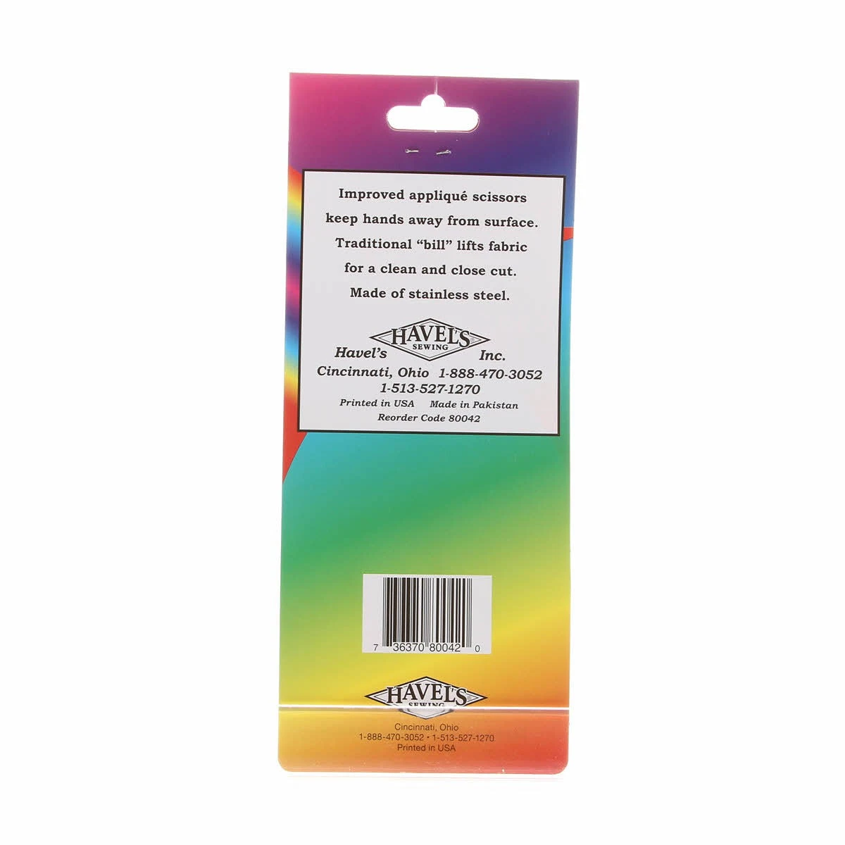 Havels Double Pointed Duckbill Applique Scissors 6in 6 Havels Double Pointed Duckbill Applique Scissors 6in - Image 6