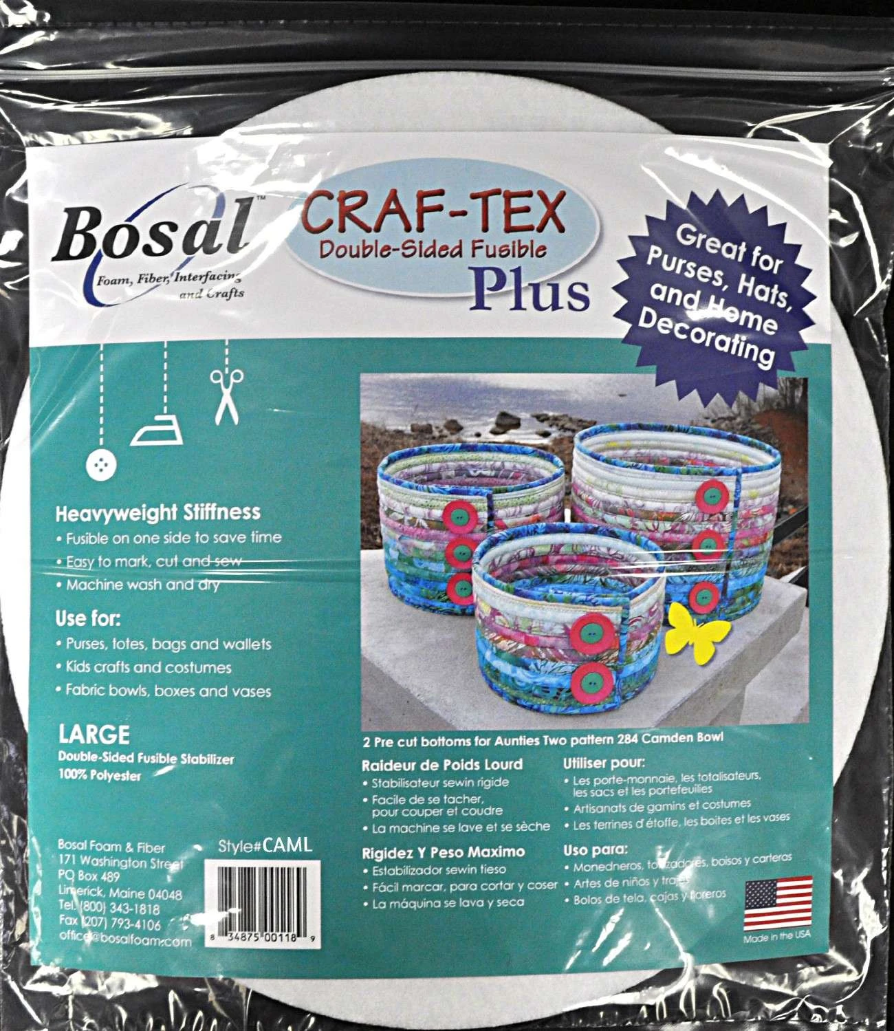 Bosal Craf Tex Camden Bowl Large 2 Bosal Craf Tex Camden Bowl Large - Image 2