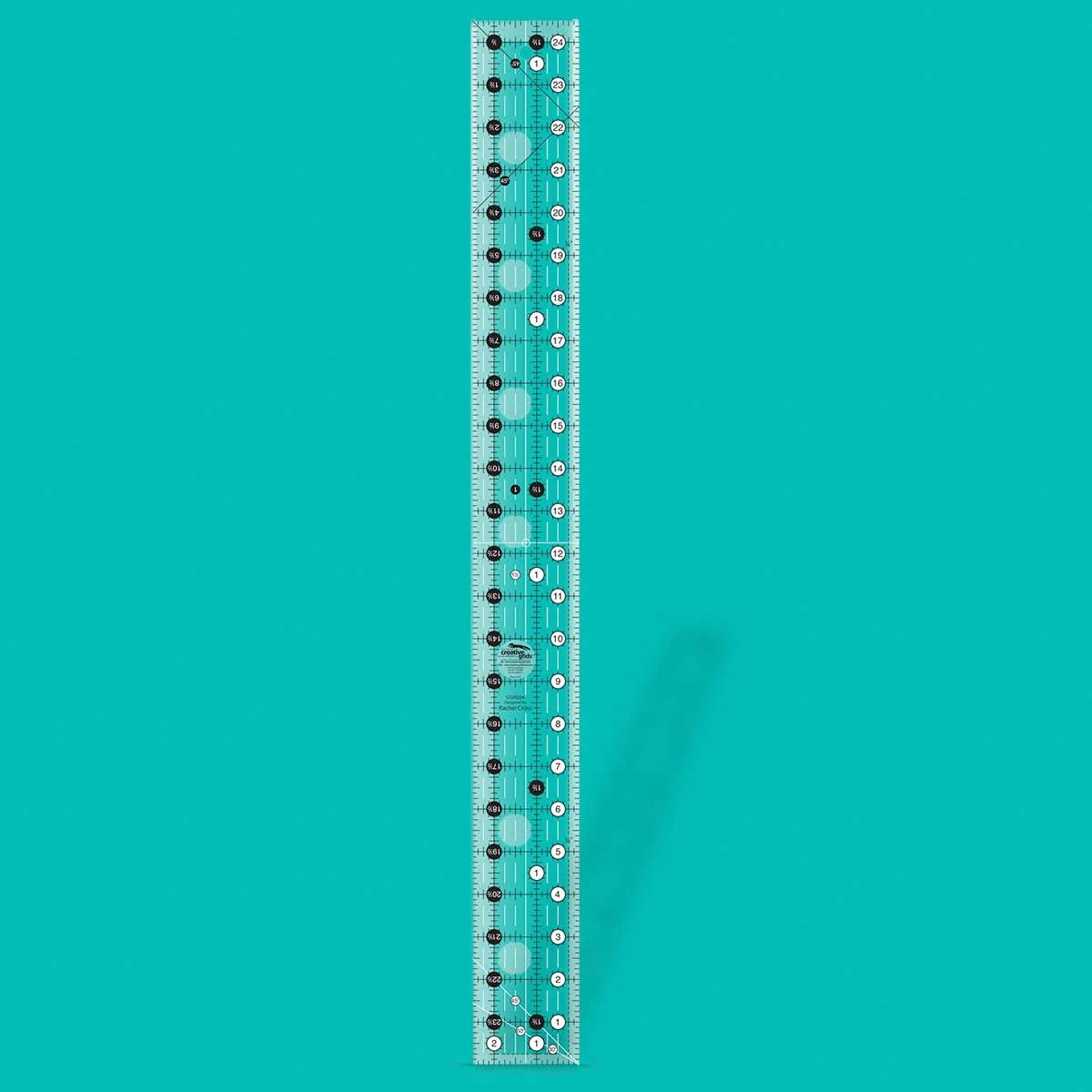 Creative Grids Quilt Ruler 2 1/2" X 24 1/2" 2 Creative Grids Quilt Ruler 2 1/2" X 24 1/2" - Image 2