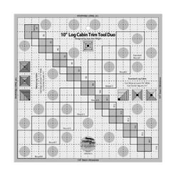 Creative Grids 10in Log Cabin Trim Tool Duo