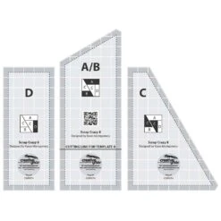 Creative Grids Scrap Crazy Templates Quilt Ruler