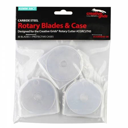 Creative Grids 45mm Replacement Rotary Blade 30pk 1 Creative Grids 45mm Replacement Rotary Blade 30pk