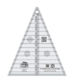 Creative Grids Kaleidoscope Or Dresden Plate Triangle Quilt Ruler
