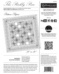 Prickly Pear Foundation Paper Packs By Judy Niemeyer -Keepsake Quilting Shop CJNQ029P 01