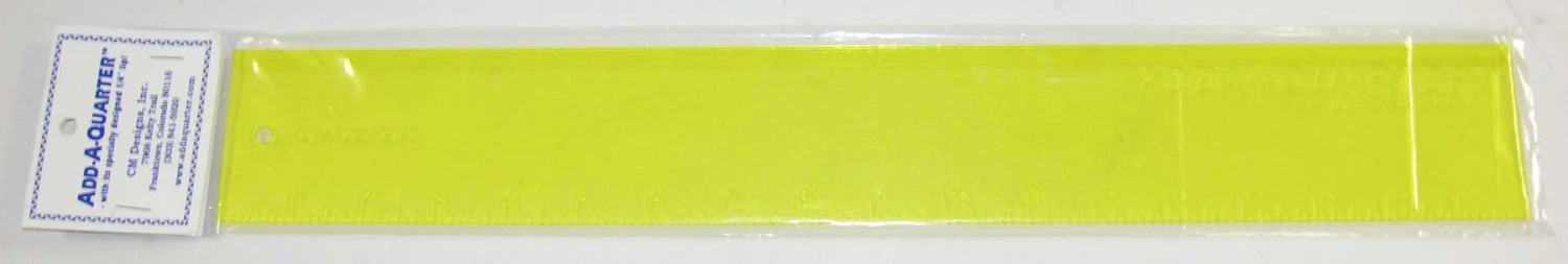 Add A-Quarter Ruler 2 1/2in X 18in 1 Add A-Quarter Ruler 2 1/2in X 18in